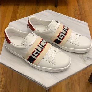 Gucci New Ace Stripe Sneakers